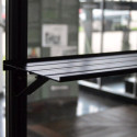Etagère en aluminium 150x15cm pour serre de jardin