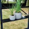 Etagère en aluminium 150x15cm pour serre de jardin