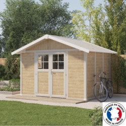 Abri de jardin en PVC 7,5m² DECO sherwood Grosfillex