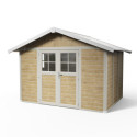 Abri de jardin en PVC 7,5m² DECO sherwood Grosfillex