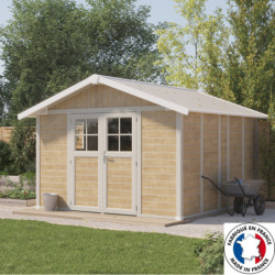 Abri de jardin en PVC 11,2m² DECO sherwood Grosfillex