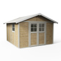 Abri de jardin en PVC 11,2m² DECO sherwood Grosfillex