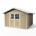 Abri de jardin en PVC 11,2m² DECO sherwood Grosfillex