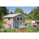 Abri de jardin en PVC 11,2m² DECO sherwood Grosfillex