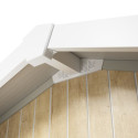 Abri de jardin en PVC 11,2m² DECO sherwood Grosfillex