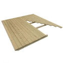 Plancher pour abri de jardin monopente 5,92m² Gardy Shelter