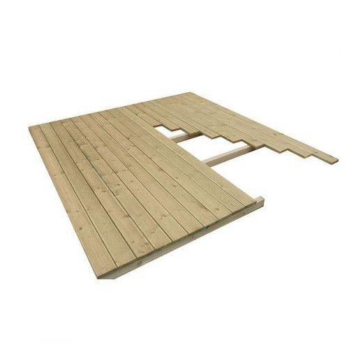 Plancher pour abri de jardin monopente 5,92m² Gardy Shelter