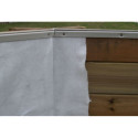 Piscine bois rectangulaire 350x1550cm LINEA toute équipée UBBINK