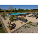 Piscine bois rectangulaire 500x800cm LINEA toute équipée UBBINK