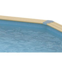 Piscine bois rectangulaire 500x800cm LINEA toute équipée UBBINK