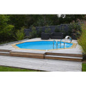 Piscine bois octogonale Diam 510cm OCEA toute équipée UBBIN