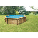 Piscine bois octogonale Diam 510cm OCEA toute équipée UBBIN