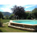 Piscine bois octogonale Diam 580cm OCEA toute équipée UBBINK