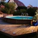 Piscine bois octogonale Diam 580cm OCEA toute équipée UBBINK