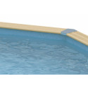 Piscine bois octogonale Diam 580cm OCEA toute équipée UBBINK