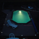 Piscine bois octogonale allongée 400x610cm AZURA toute équipée UBBINK