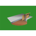 Piscine bois octogonale allongée 400x610cm AZURA toute équipée UBBINK