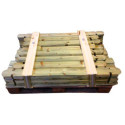 Coffre de filtration en bois traité 117x120x104cm Ubbink