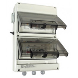 Coffret électrique raccordement filtration rechauffeur et spot Ubbink