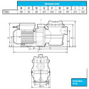 Pompe de piscine Poolmax 35 - 5400l/h Ubbink