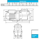 Pompe de piscine Poolmax 35 - 5400l/h Ubbink