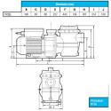 Pompe de piscine Poolmax 35 - 5400l/h Ubbink