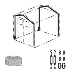 Kit d'ancrage pour abri Grosfillex
