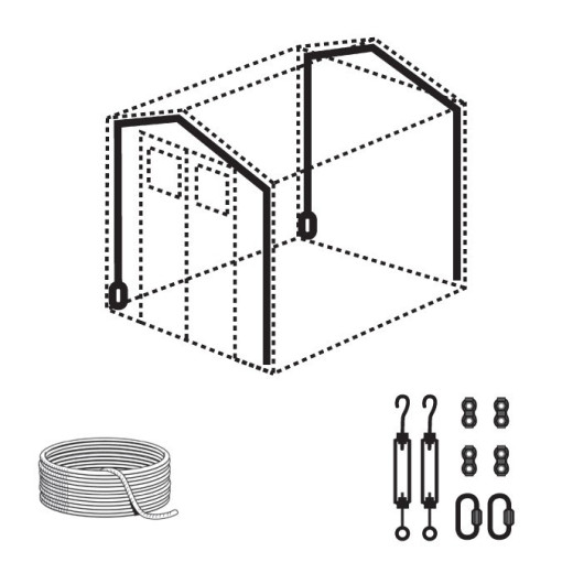 Kit d'ancrage pour abri Grosfillex