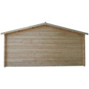 Abri de jardin 16m² PLUS en bois 40mm brut Gardy Shelter