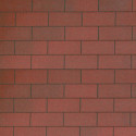 Shingles rectangulaires rouge foncé - paquets de 3m²