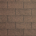 Shingles rectangulaires brun - paquets de 3m²
