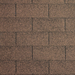 Shingles rectangulaires bruns - paquets de 3m²