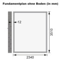 Abri de jardin adossé en bois certifié 8,27m² Bomlitz 4 - Karibu