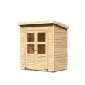 Petit abri de jardin en bois 2,22m² Merseburg 2 - Karibu