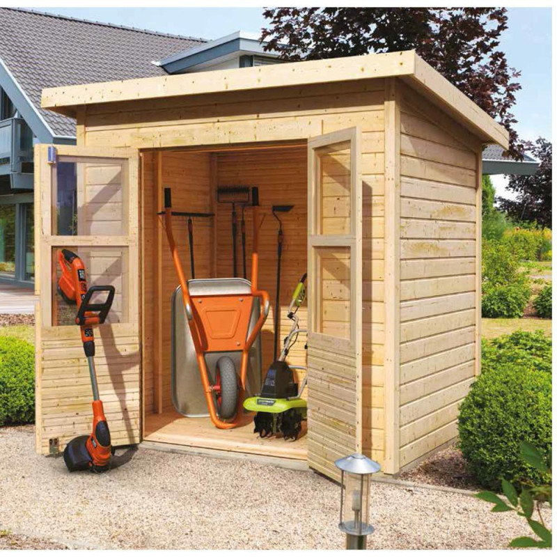 Petit abri de jardin en bois 3,26m² Merseburg 3 - Karibu