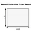 Abri de jardin en bois massif 5,18m² Merseburg 5 - Karibu