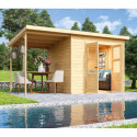 Abri de jardin en bois massif 5,18m² Merseburg 5 - Karibu