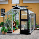 Serre de jardin 6,6m² en verre trempé Compact Nye - Juliana