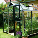 Serre de jardin 6,6m² en verre trempé Compact Nye - Juliana