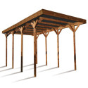 Carport 32,40m² en bois autoclave camping car - Cerland
