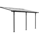 Toit de terrasse 12,83m² sur structure aluminium et couverture en polycarbonate TT 3042 AL