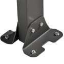 Toit de terrasse 3x5m aluminium anthracite et polycarbonate Habrita