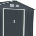 Abri de jardin métal 15,6m² PLUS anthracite X-METAL