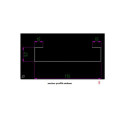 Serre de jardin 9,13m² anthracite en polycarbonate + embase Green Protect