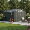 Abri de jardin métal 15,6m² PLUS anthracite X-METAL