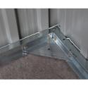 Abri de jardin métal 15,6m² PLUS anthracite X-METAL
