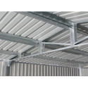 Garage métal anthracite double portes 19,61m² + kit d'ancrage X-METAL