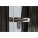 Garage métal anthracite double portes 19,61m² + kit d'ancrage X-METAL