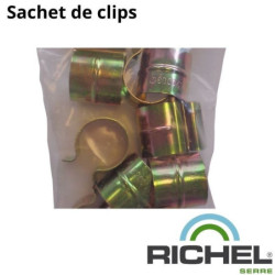 Sachet de 10 clips + transport