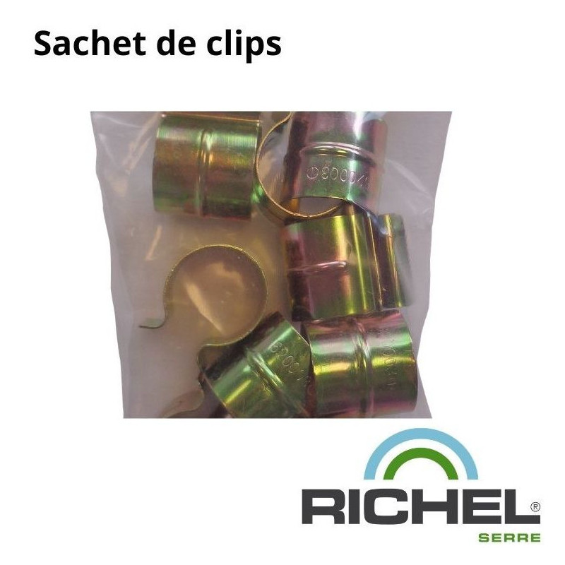 Sachet de 10 clips + transport